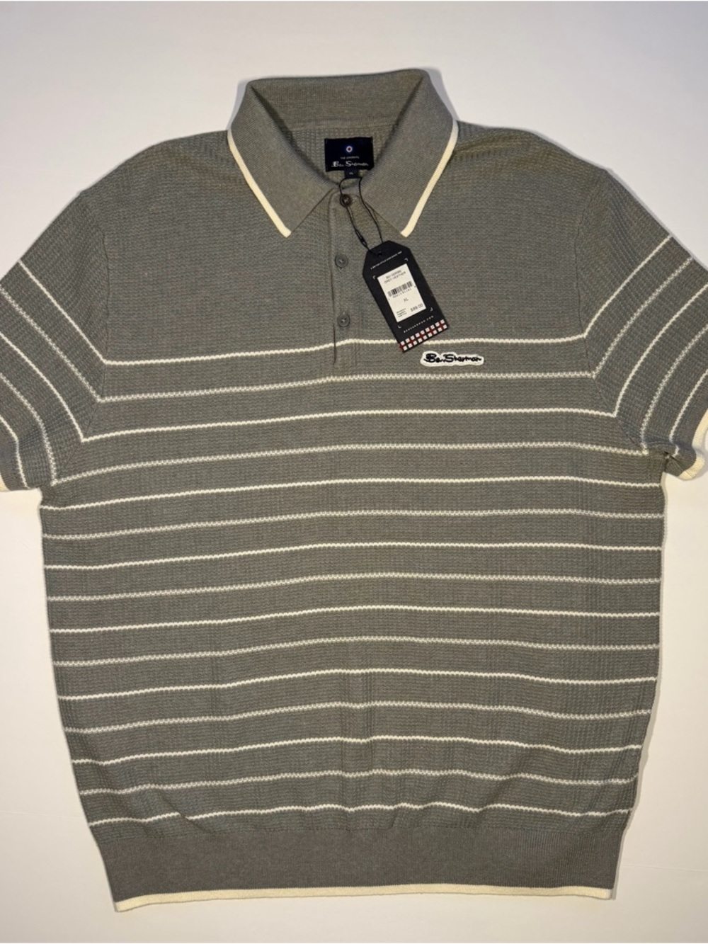 Ben Sherman Men's Polo Shirt Size XL Grey Heather (new With Tags)
